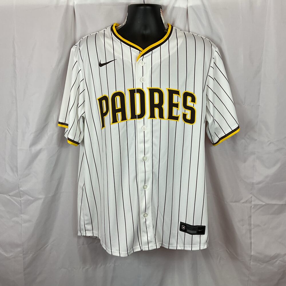 Nike San Diego Padres Home Replica Baseball Jersey Men's Large Authentic New